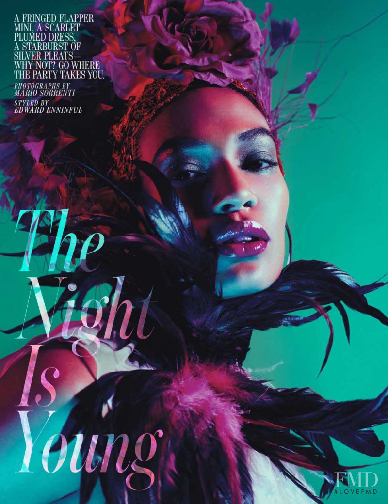 Joan Smalls featured in The Night Is Young, March 2012