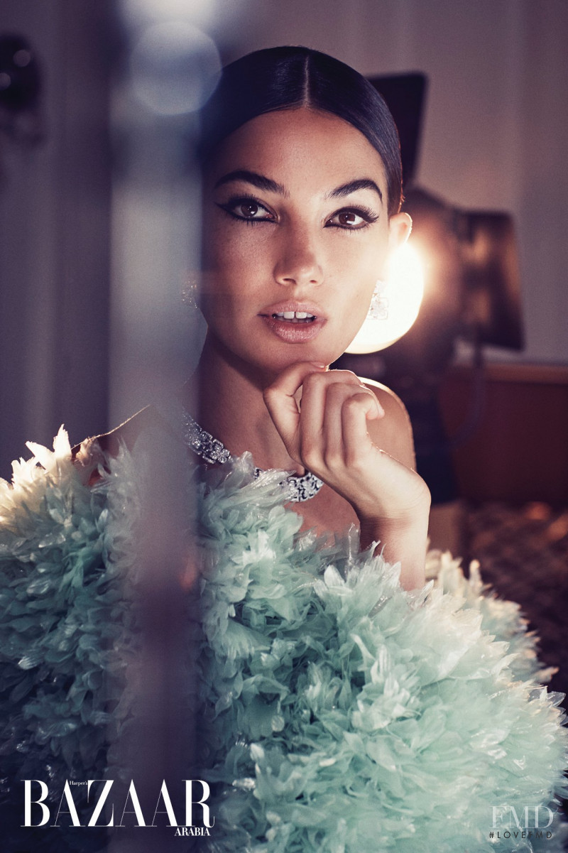 Lily Aldridge featured in Bulgari, December 2017