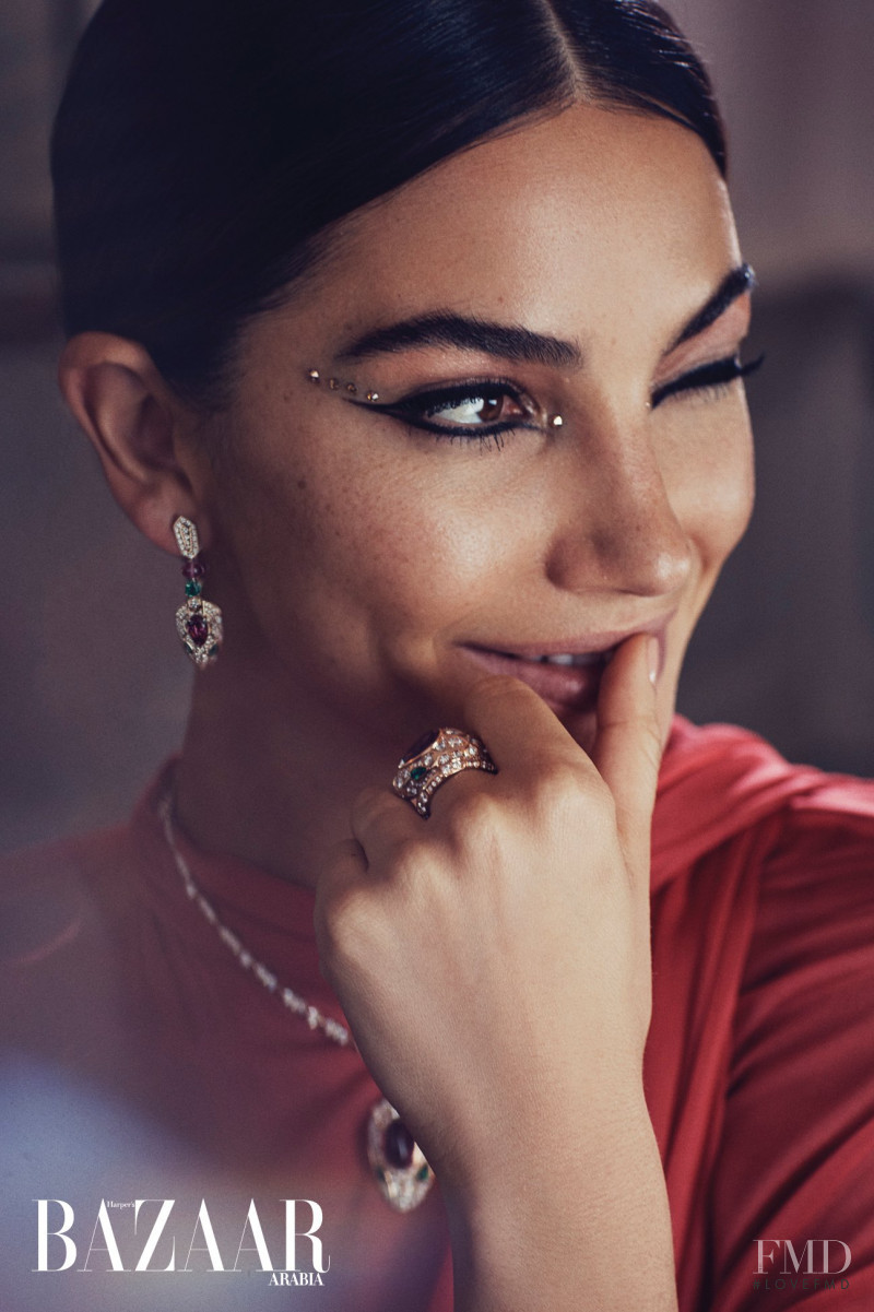 Lily Aldridge featured in Bulgari, December 2017