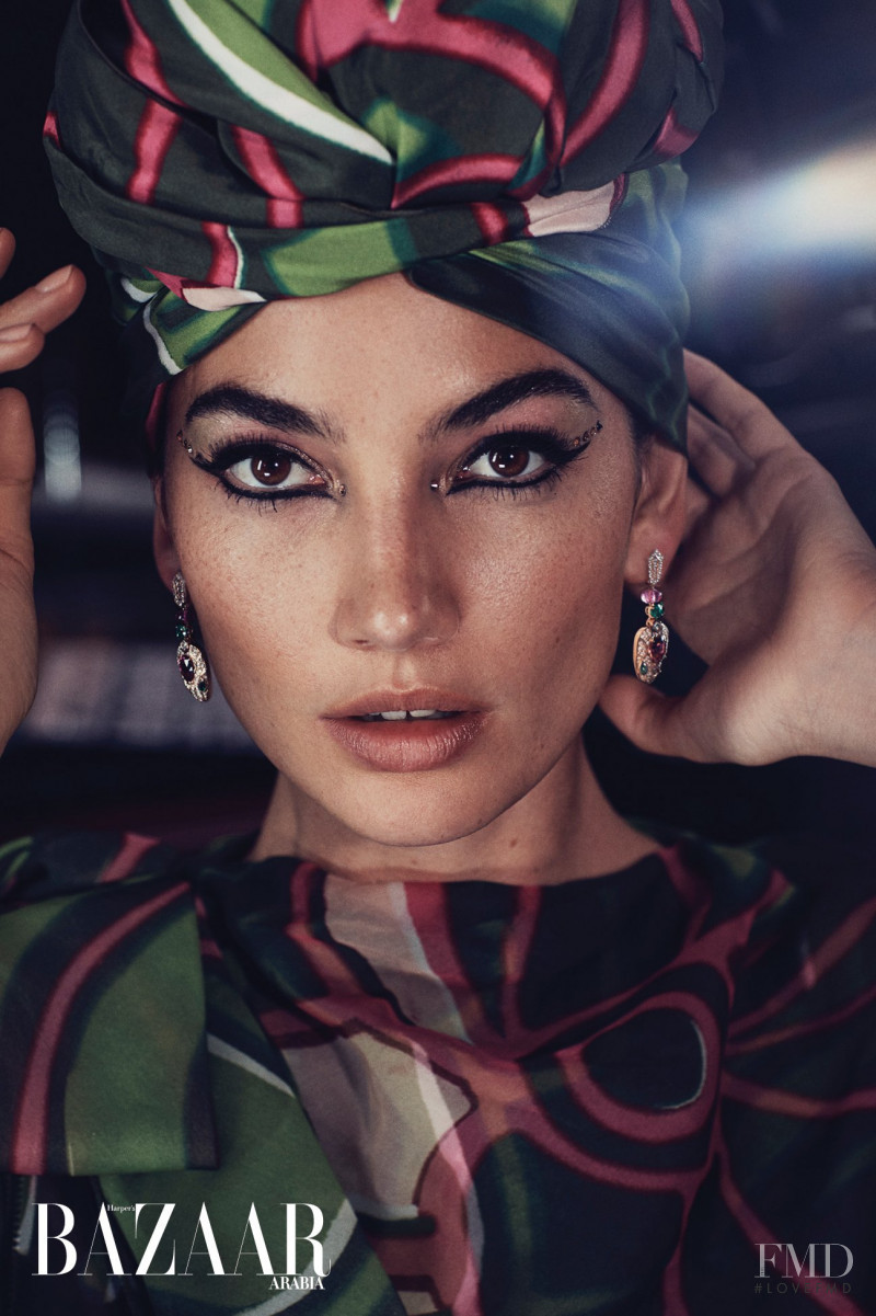 Lily Aldridge featured in Bulgari, December 2017