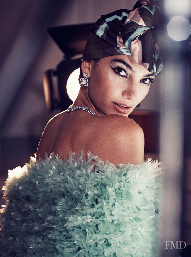 Lily Aldridge featured in Bulgari, December 2017