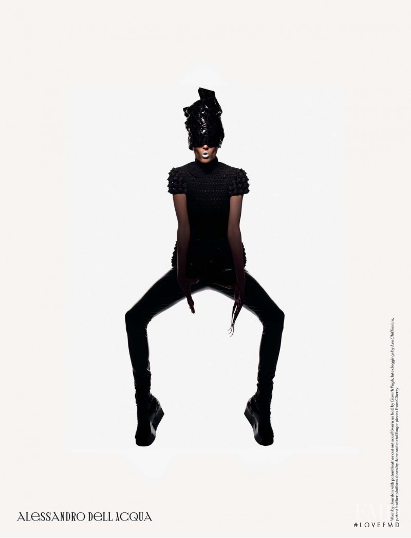 Jourdan Dunn featured in Anja Rubik & Jourdan, September 2008