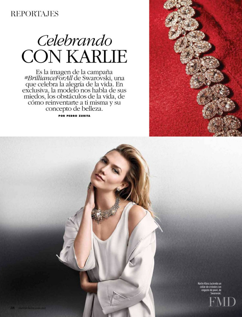 Karlie Kloss featured in Celebrando con Karlie, December 2017