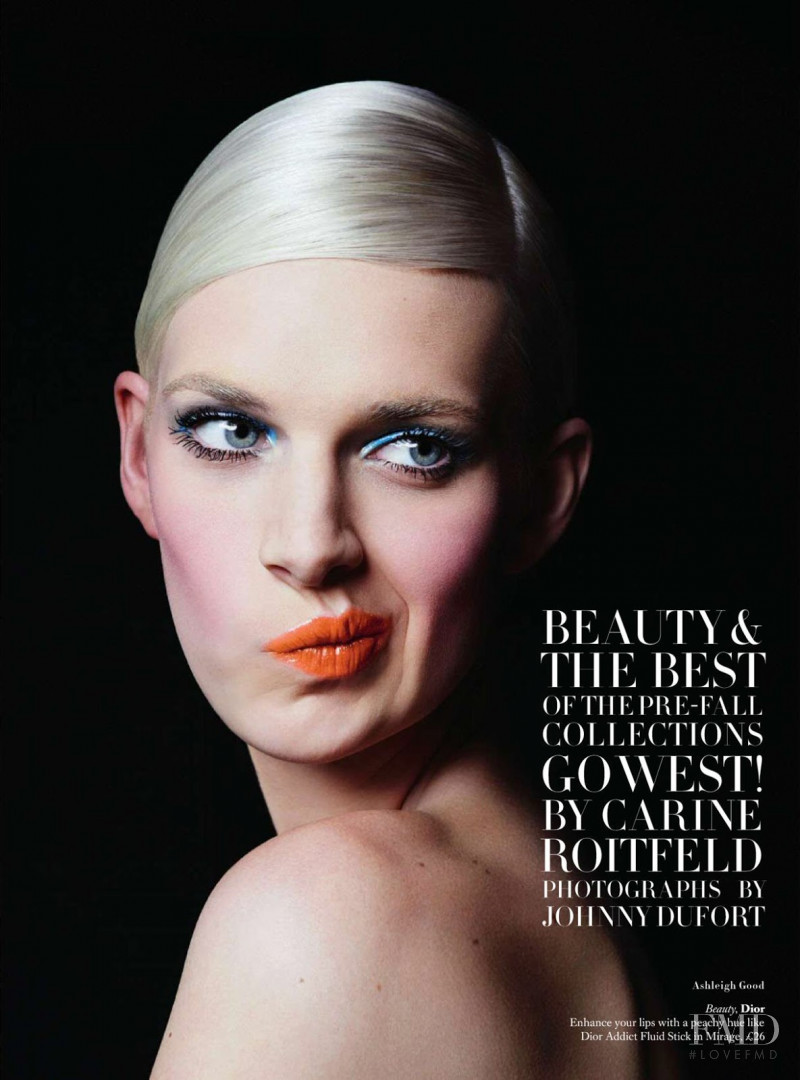 Ashleigh Good featured in Beauty & The Best Of The Pre-fall Collections Go West, May 2014