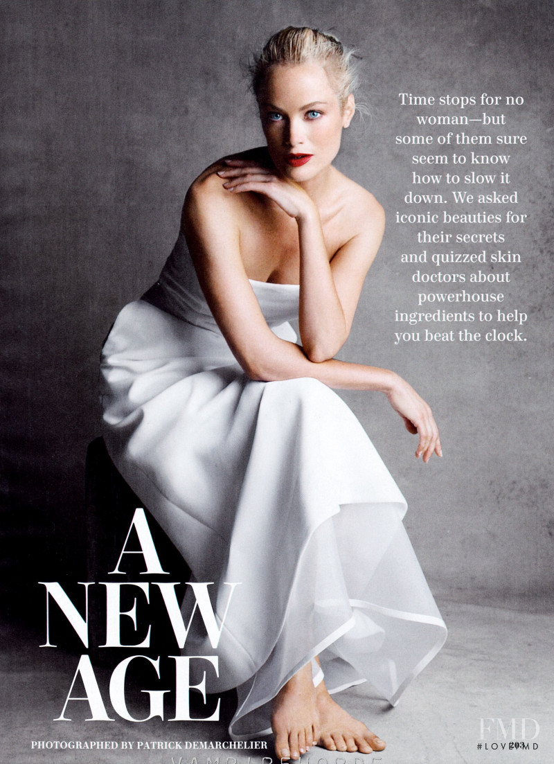 Carolyn Murphy featured in A New Age, April 2012