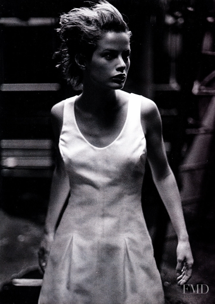 Carolyn Murphy featured in La Belle Etle, February 1996