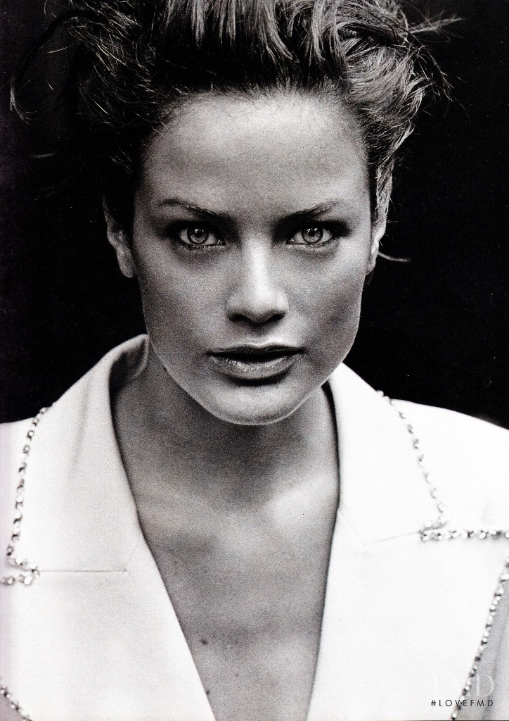 Carolyn Murphy featured in La Belle Etle, February 1996