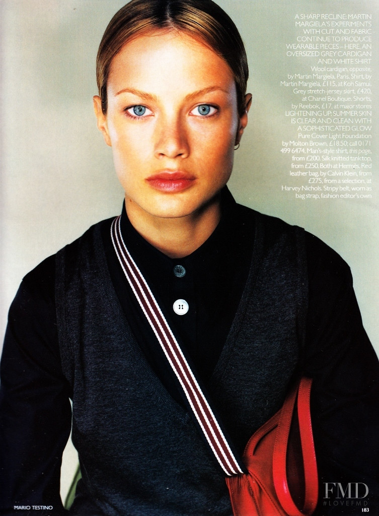 Carolyn Murphy featured in Work Aesthetic, May 1998
