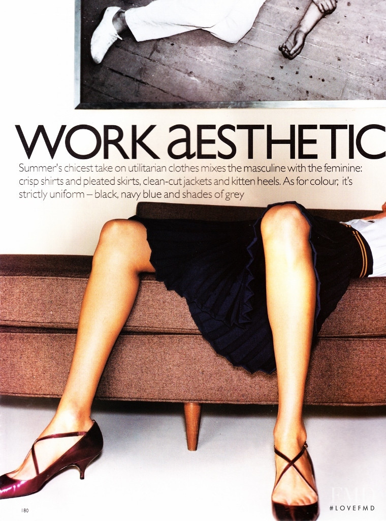 Carolyn Murphy featured in Work Aesthetic, May 1998