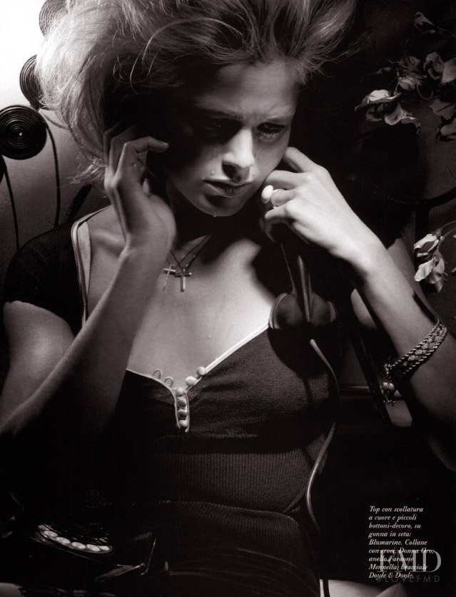 Carolyn Murphy featured in Una Storia Italiana, May 2004