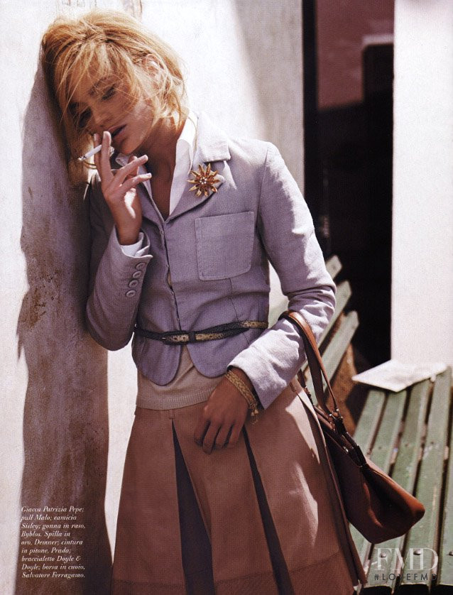 Carolyn Murphy featured in Una Storia Italiana, May 2004