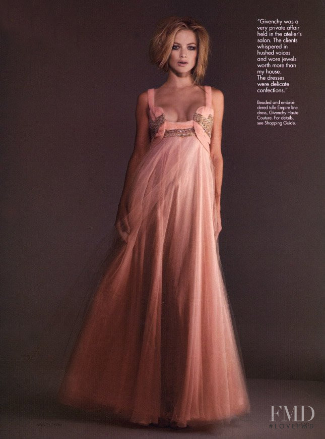 Carolyn Murphy featured in Masquerade, April 2004