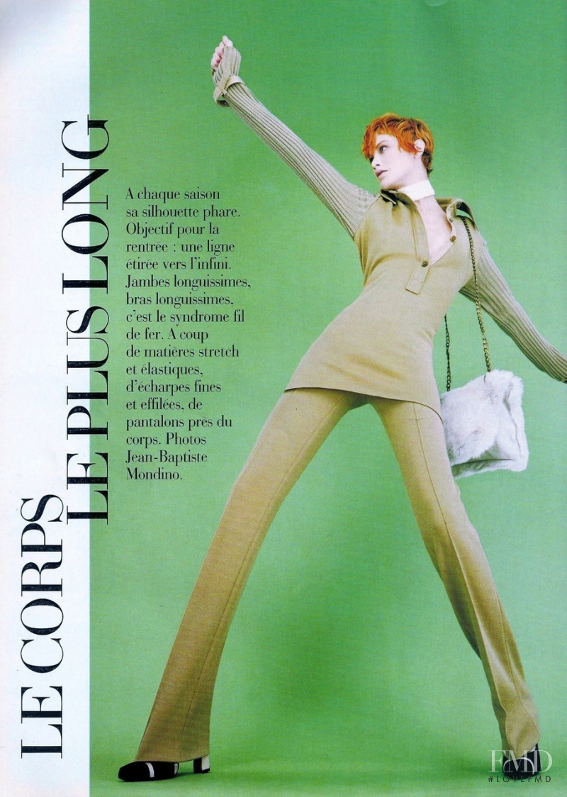 Carolyn Murphy featured in Le Corps Le Plus Long, August 1996