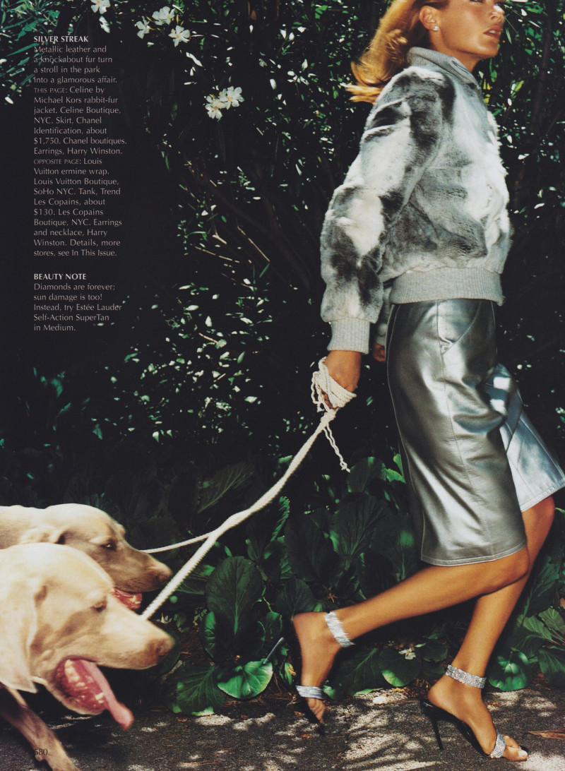 Carolyn Murphy featured in The New Riche: Glam Slam, September 1999