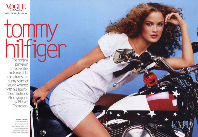Carolyn Murphy featured in Tommy Hilfiger, February 2002
