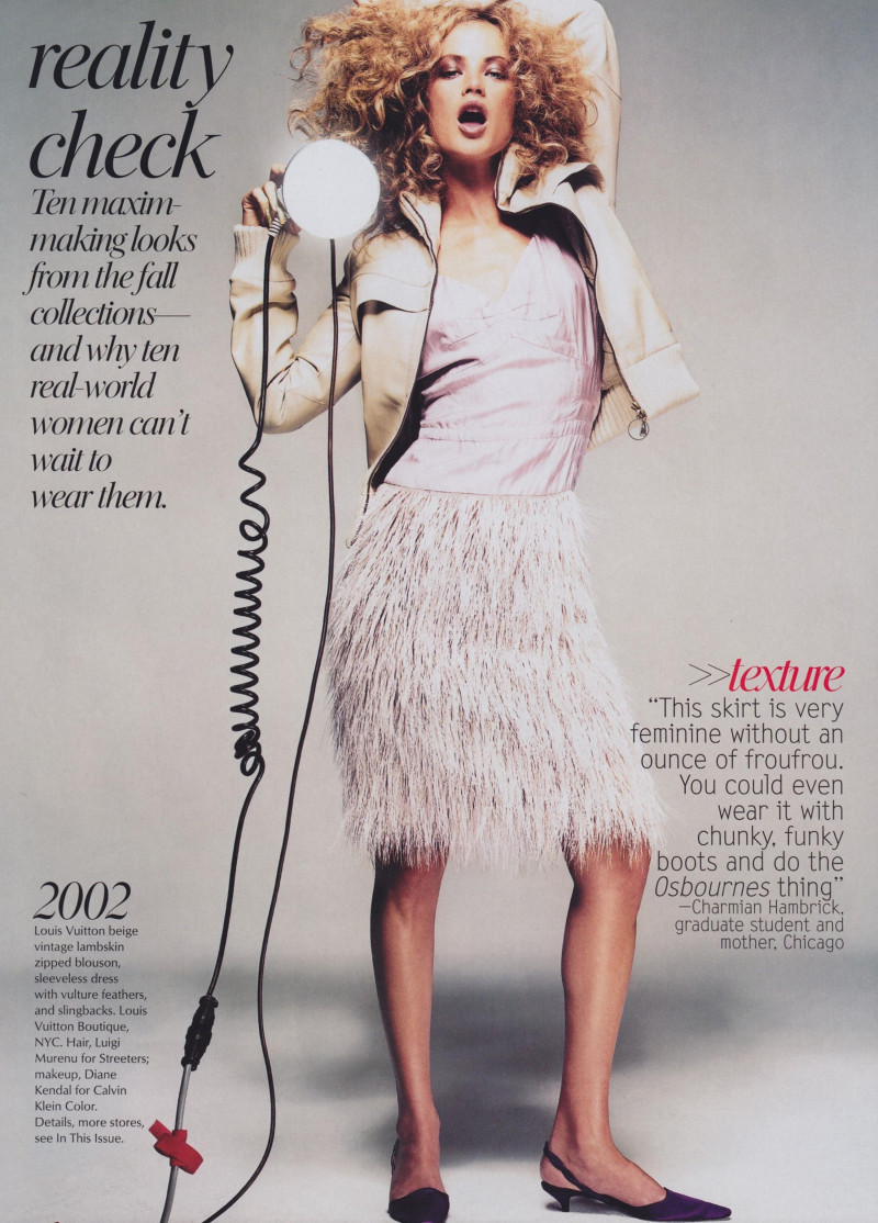 Carolyn Murphy featured in The New American Dress Code, July 2002