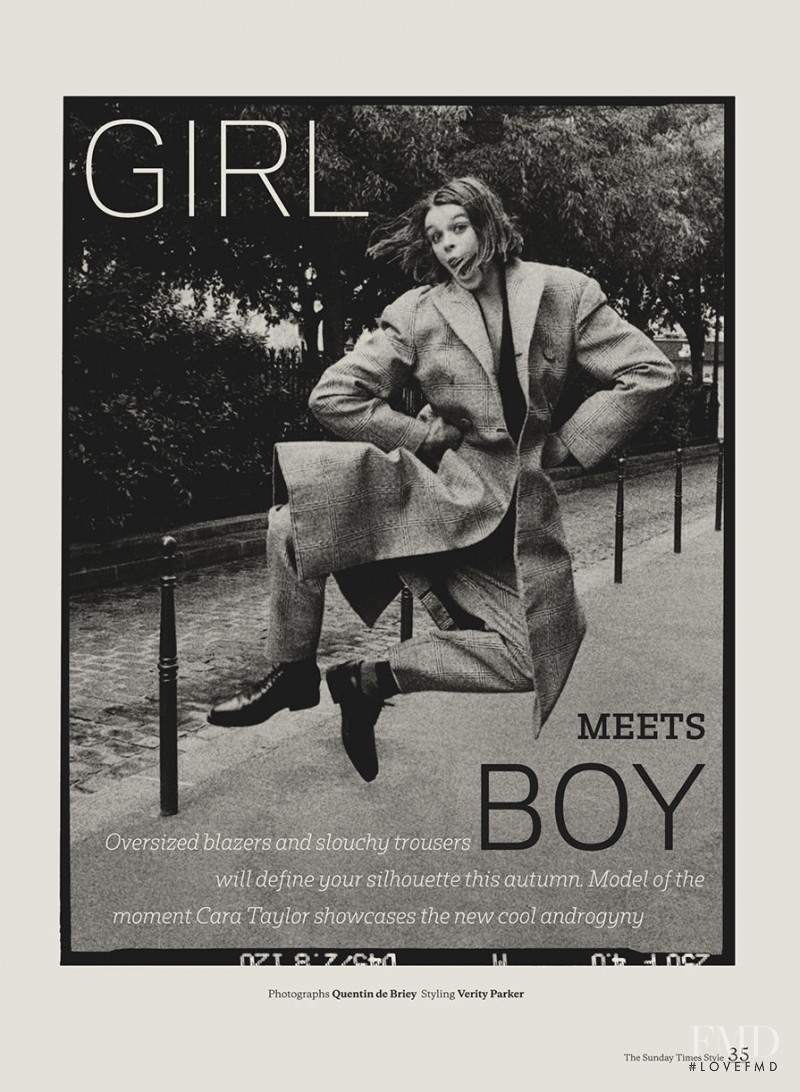 Cara Taylor featured in Girl Meets Boy, October 2017