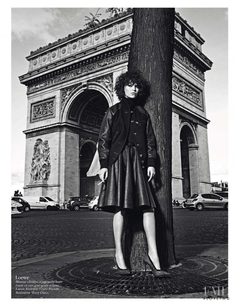 Arizona Muse featured in Paris Mon Amour, August 2012