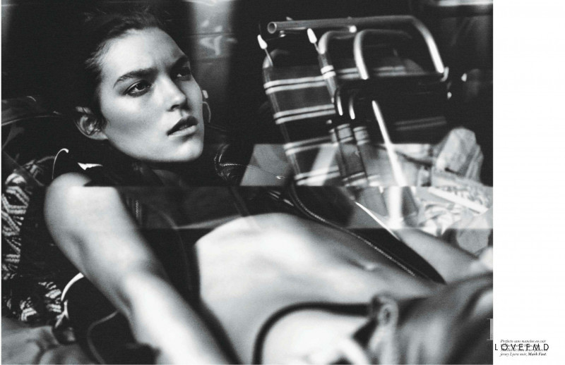 Arizona Muse featured in Attitude, April 2012