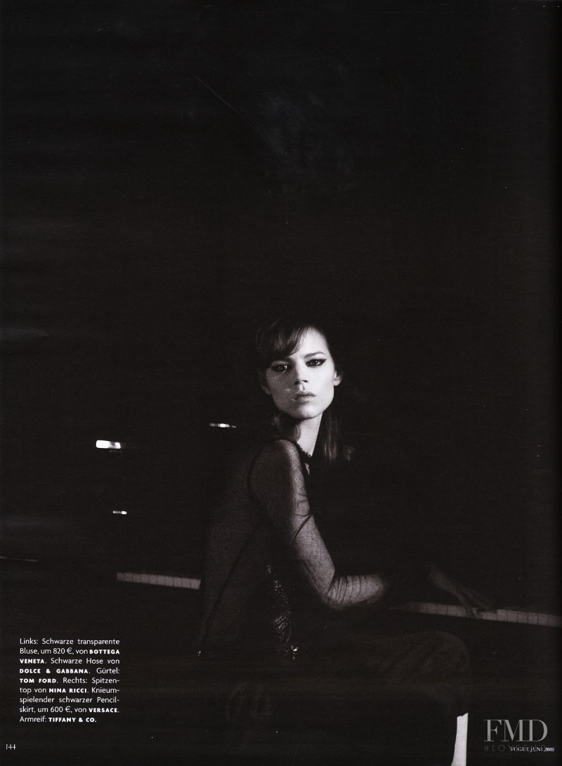 Freja Beha Erichsen featured in Freja & Arizona, June 2011