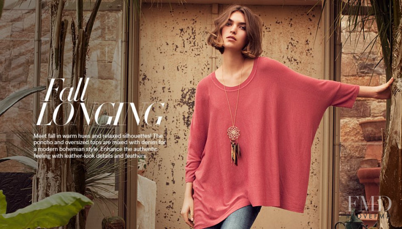 Arizona Muse featured in Fall Longing, August 2011