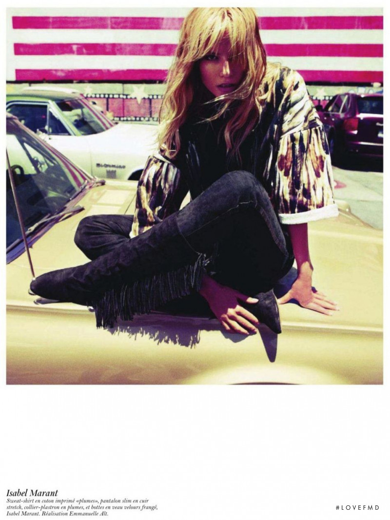 Natasha Poly featured in Escale A L.A., August 2011