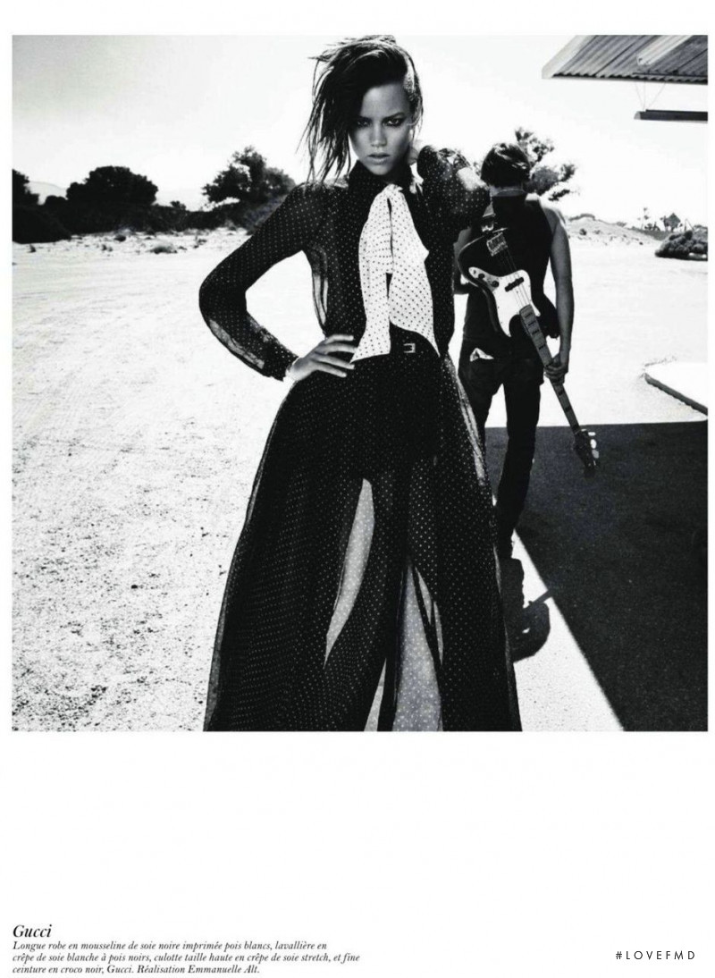 Freja Beha Erichsen featured in Escale A L.A., August 2011