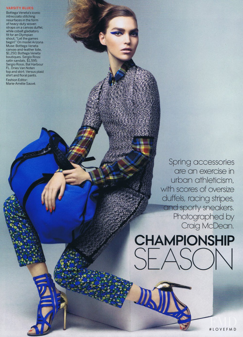 Arizona Muse featured in Championship Season, May 2011