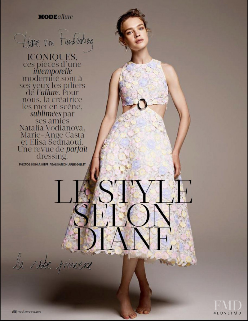 Natalia Vodianova featured in Le Style Selon Diane, June 2015