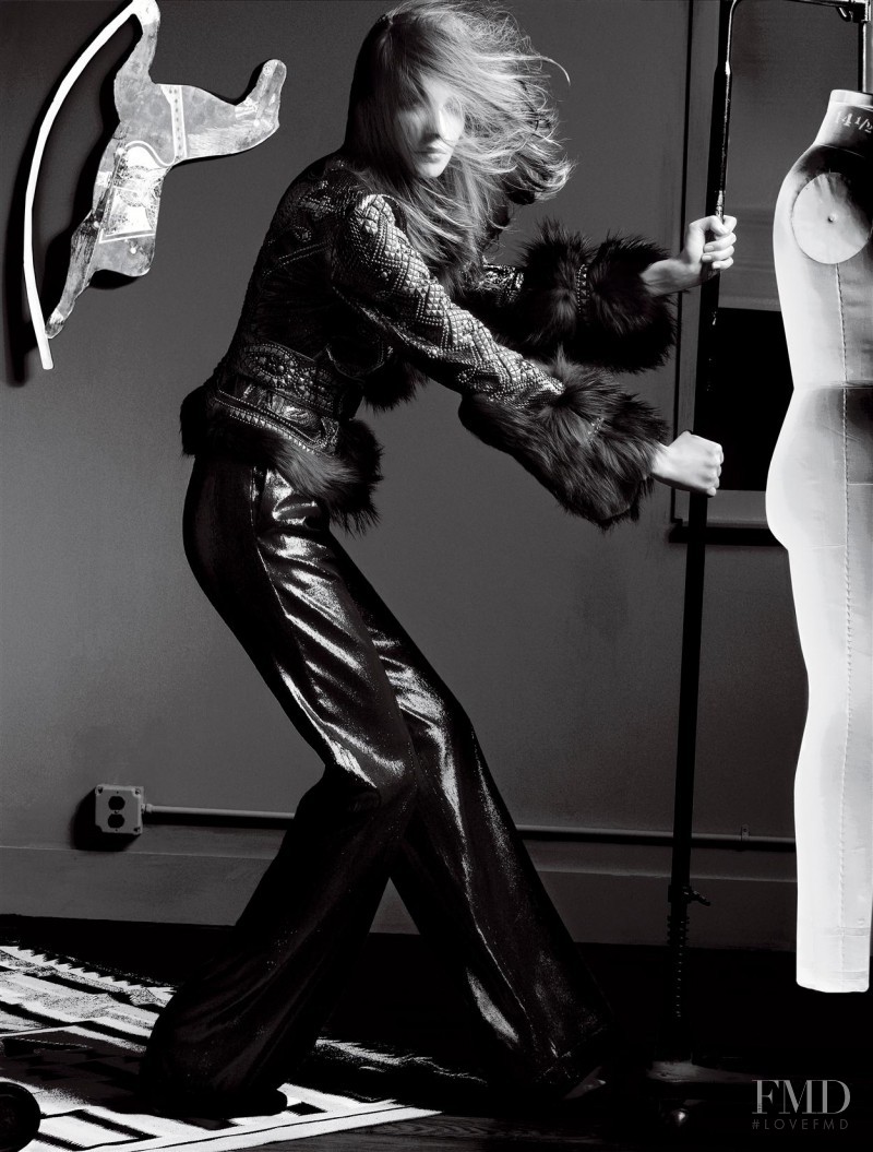 Eugenia Volodina featured in Wild Elegance, October 2005