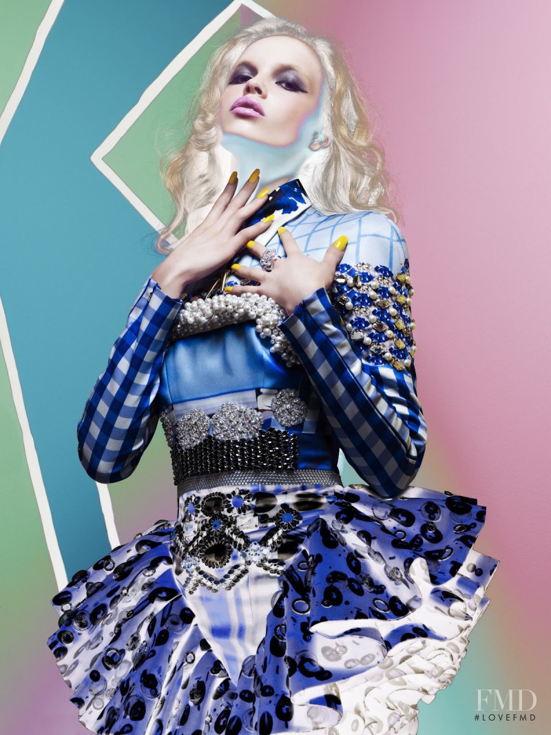 Morgane Warnier featured in Color Bomb, June 2012