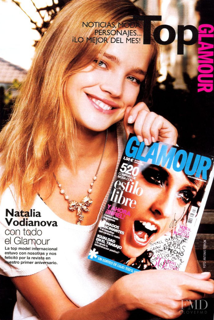 Natalia Vodianova featured in Top Tendencias, November 2003