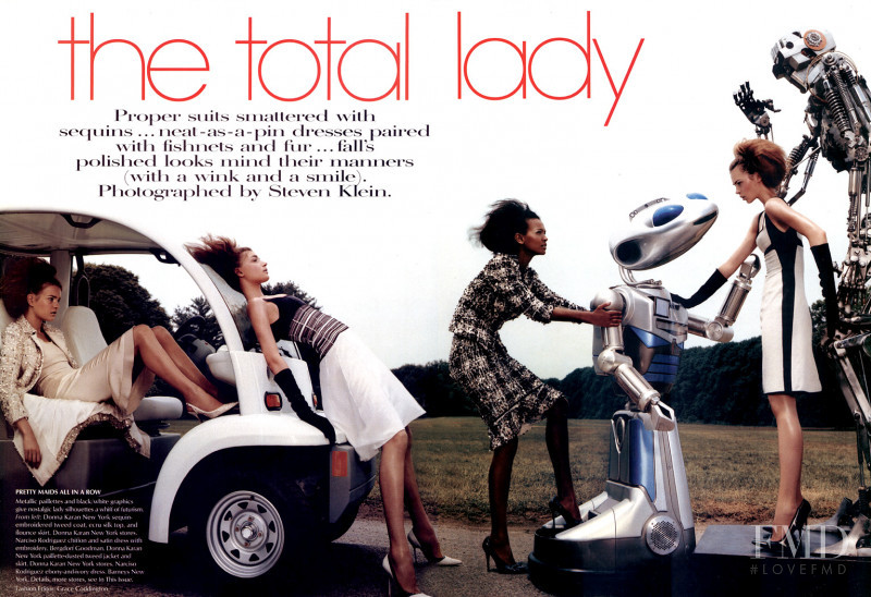 Natalia Vodianova featured in Total Lady, September 2003