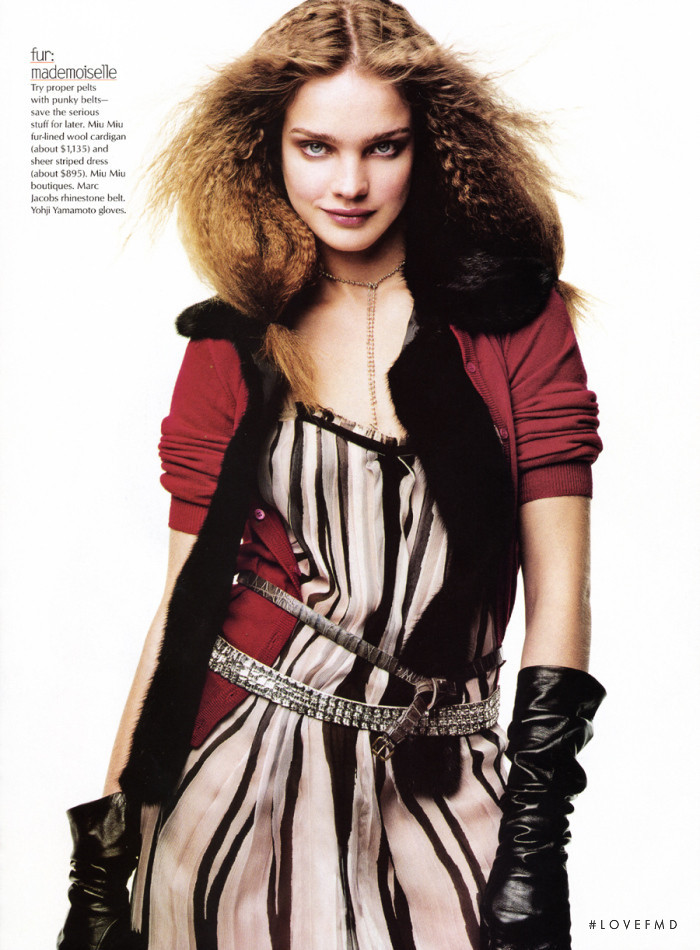 Natalia Vodianova featured in Friends for Life, September 2003