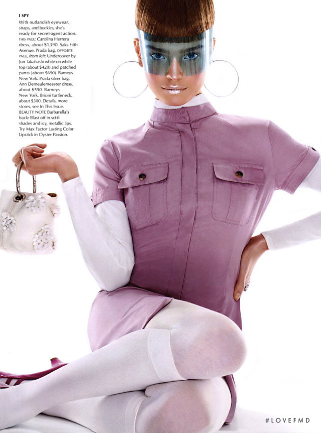 Natalia Vodianova featured in The Mod Squad, May 2003