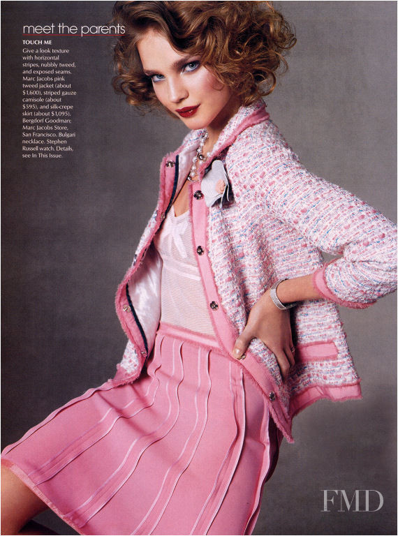 Natalia Vodianova featured in Iâ€™m Every Woman, April 2003