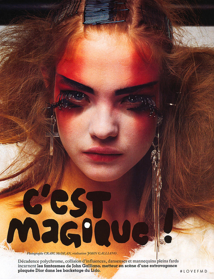 Natalia Vodianova featured in Câ€™est Magique, March 2003