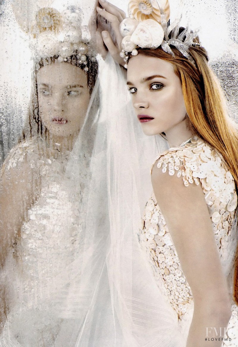 Natalia Vodianova featured in Vertical Waters, April 2003