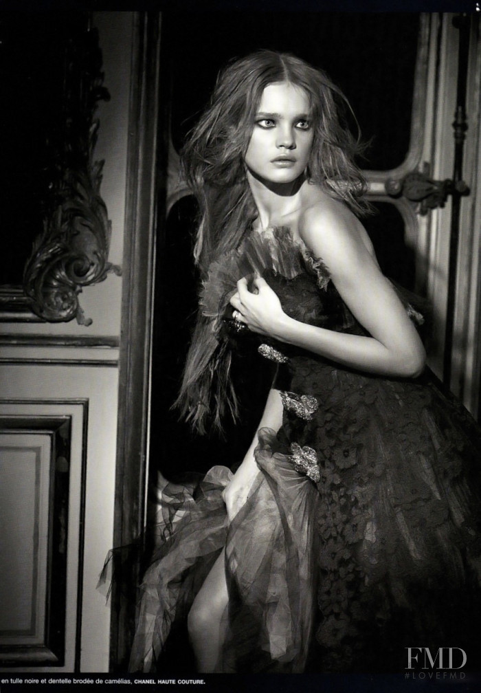 Natalia Vodianova featured in Black Couture, March 2003