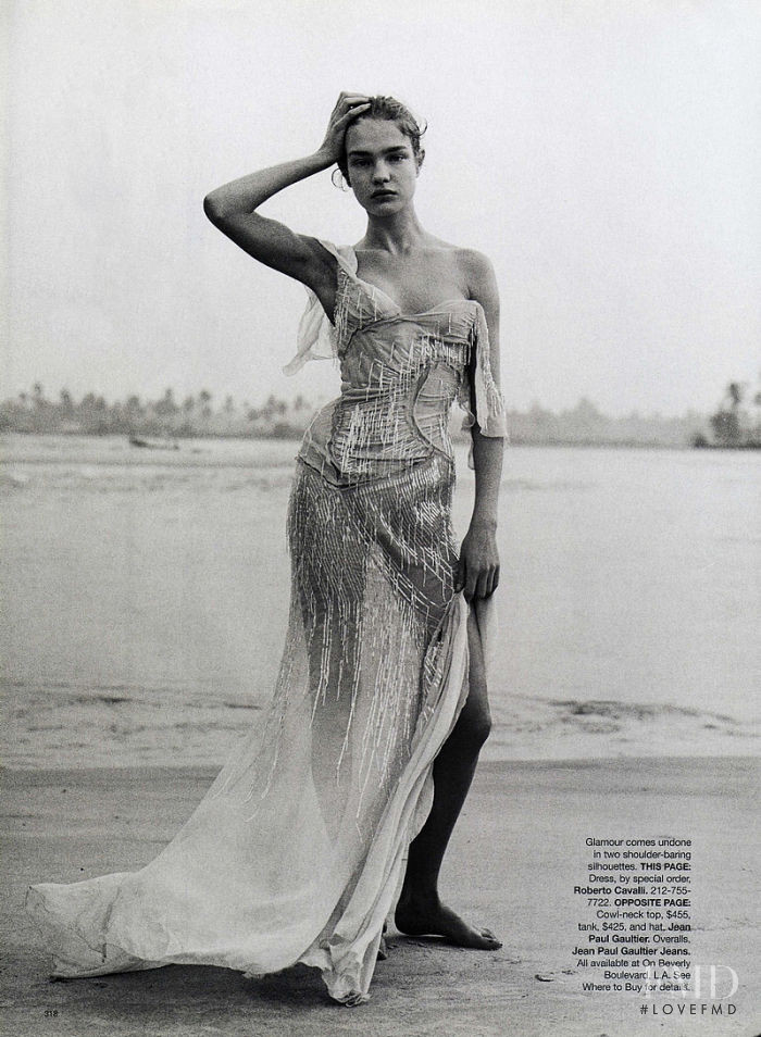 Natalia Vodianova featured in The Age of Innocence, March 2003