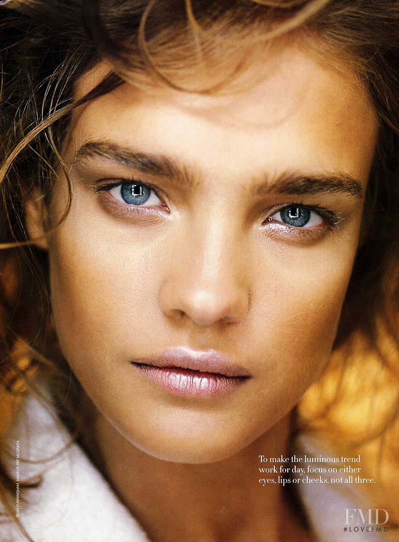 Natalia Vodianova featured in Beauty, March 2003