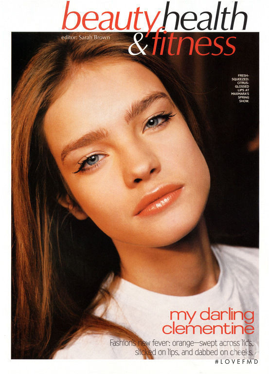 Natalia Vodianova featured in Beauty, Health , February 2003