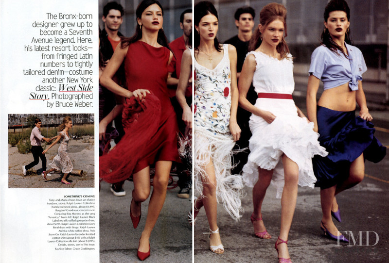 Natalia Vodianova featured in West Side Story, November 2002