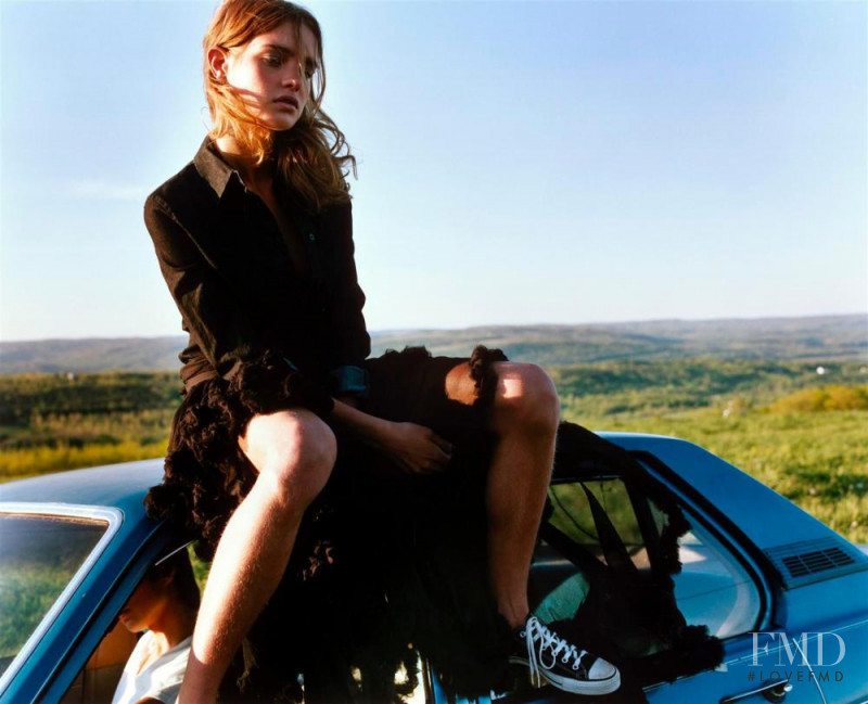 Natalia Vodianova featured in The Lost Highway, November 2002