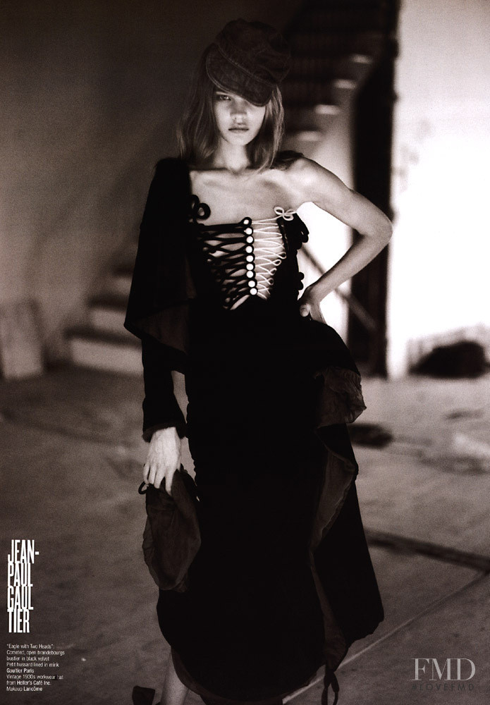 Natalia Vodianova featured in Couture de Force, November 2002