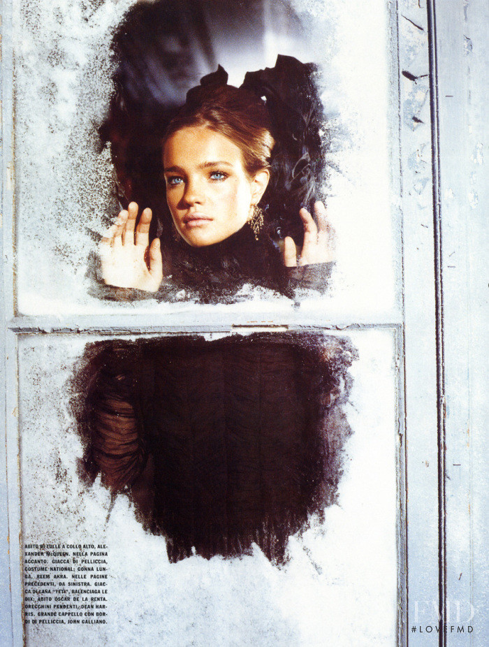 Natalia Vodianova featured in Splendid Allure, October 2002