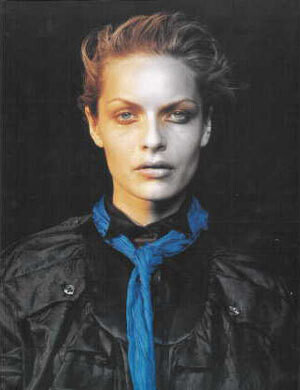 Rie Rasmussen featured in Most Wanted, September 2002