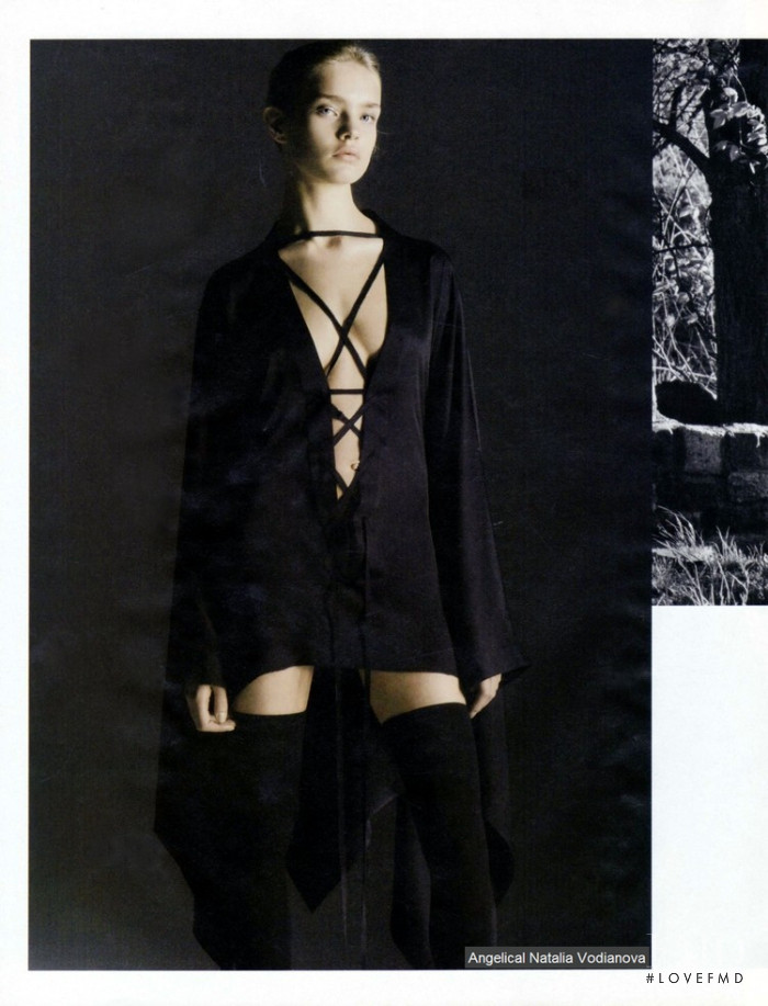 Natalia Vodianova featured in Comme par Enchantement, August 2002
