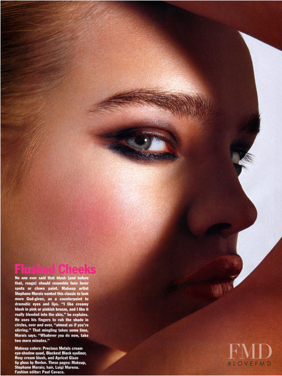 Natalia Vodianova featured in Reinventing the Classics, August 2002