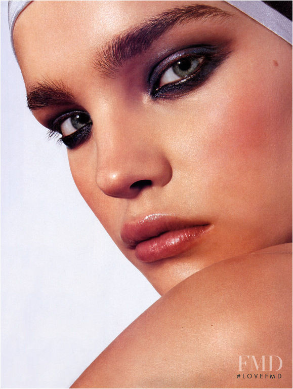 Natalia Vodianova featured in Reinventing the Classics, August 2002